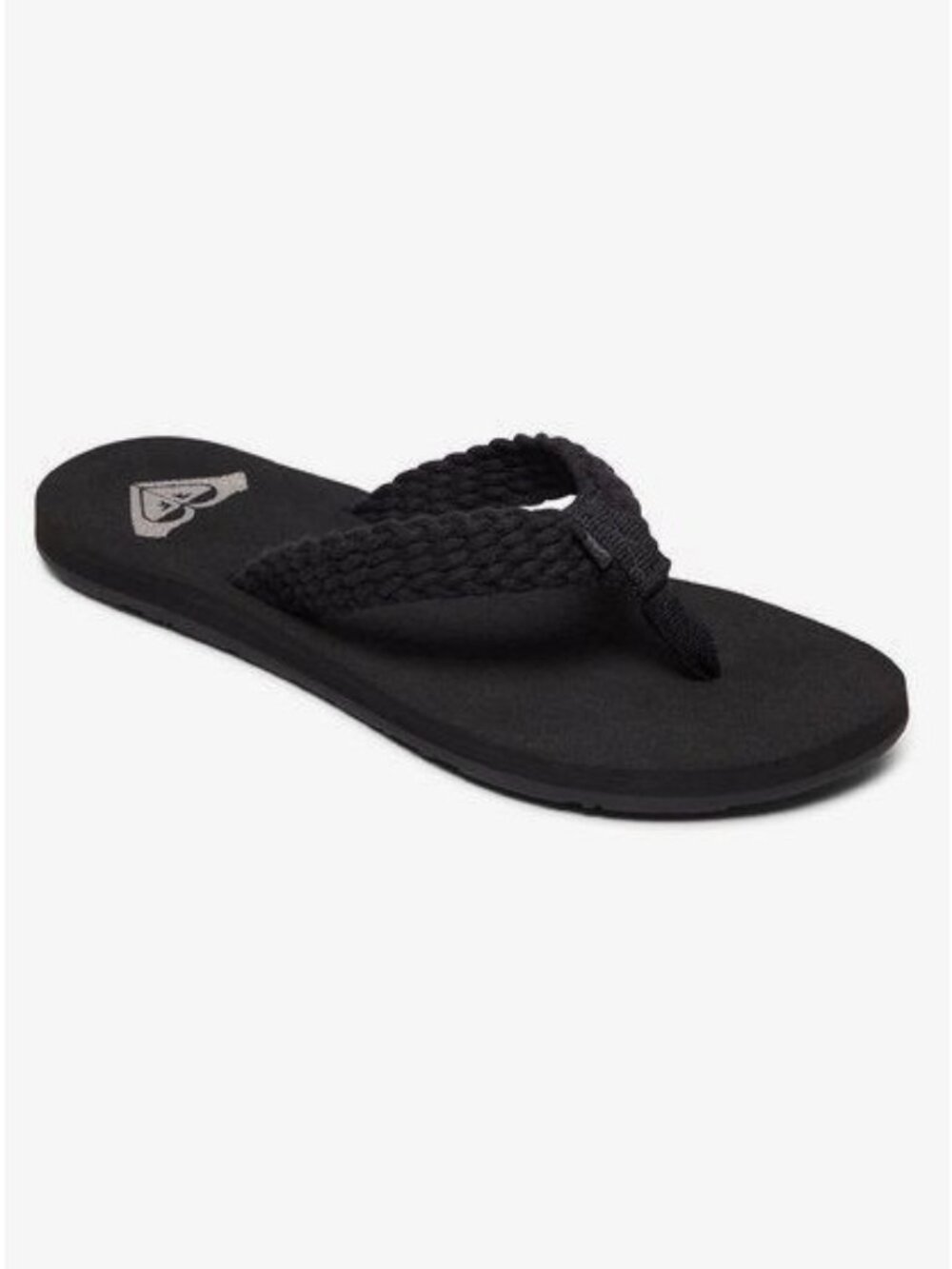 Roxy Womens Lightweight Medium Flip Flop Porto Sandals BLACK Size 6 NWT